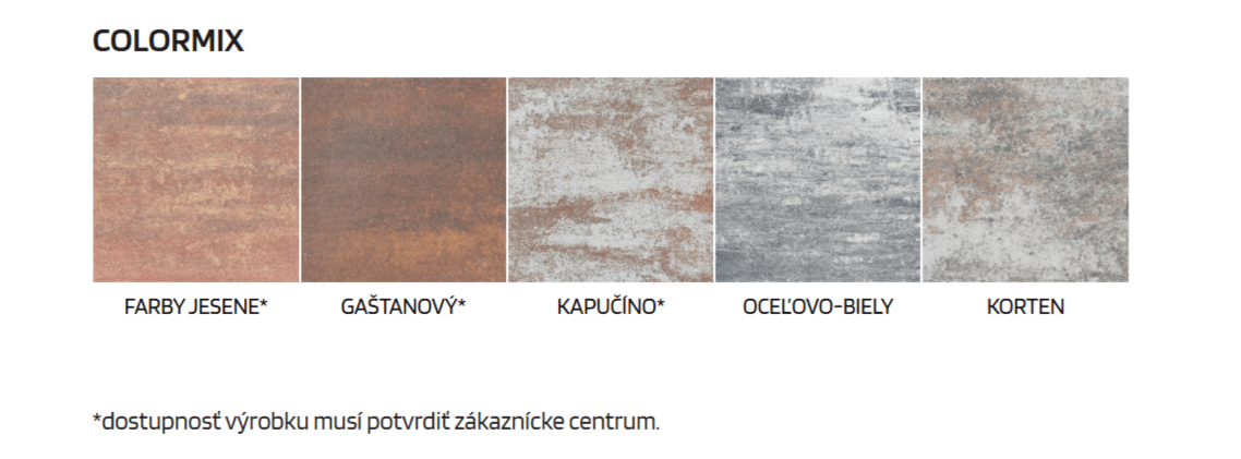 Terasová platňa MEGAN - Color Mix – Obrázok 7