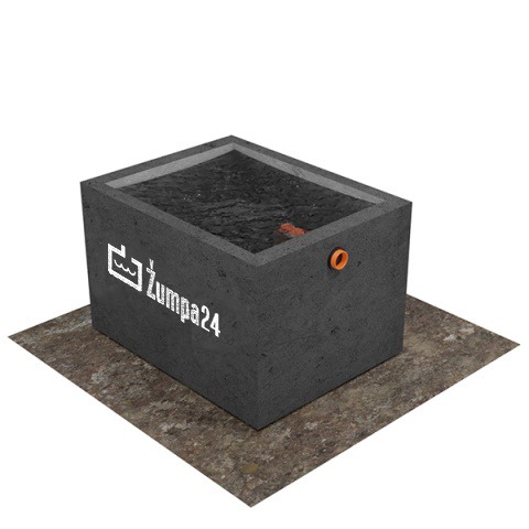 Betónová nádrž na dažďovú vodu